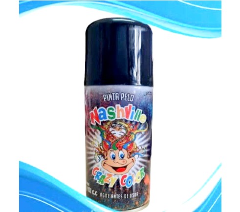 PINTA PELO NASHVILLE EN AEROSOL NEGRO X 80GR x 1